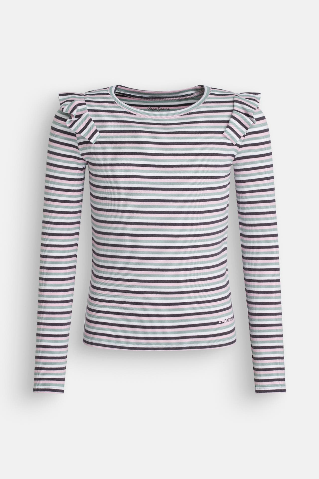 PEPE JEANS Langarmshirt 'Treasure' gemustert, Bild 1