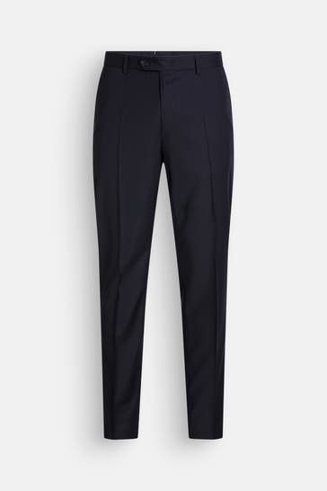 WINDSOR. Schurwoll-Hose 'Peso' nachtblau