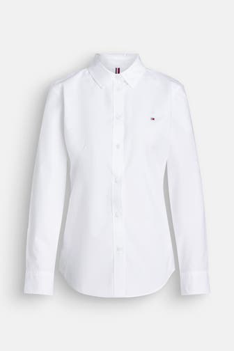 TOMMY HILFIGER Casual-Bluse weiß