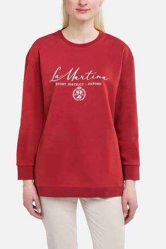 LA MARTINA Sweatshirt 'Yalena' rot