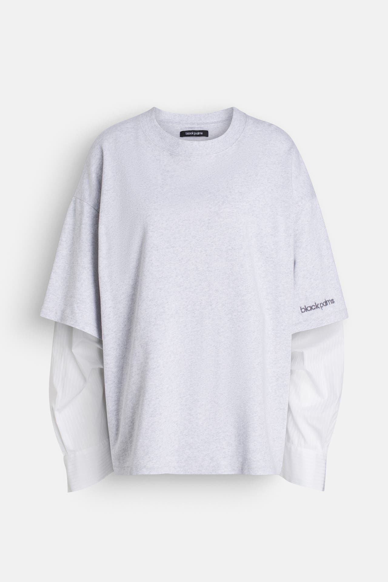 BLACK PALMS Longsleeve hellgrau, Bild 1