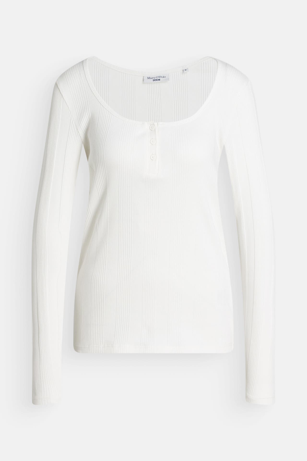 MARC O'POLO DENIM Longsleeve weiß, Bild 1