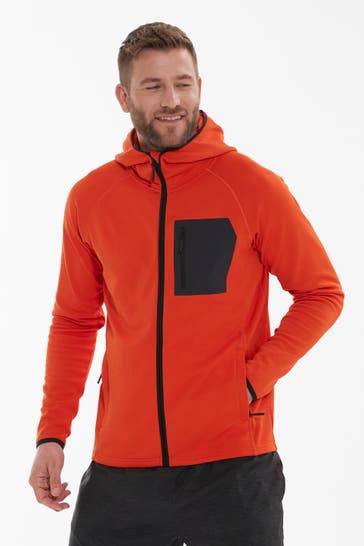 ENDURANCE Fleecejacke 'Deerto' dunkelorange