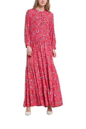 LOLLYS LAUNDRY Kleid floral rot