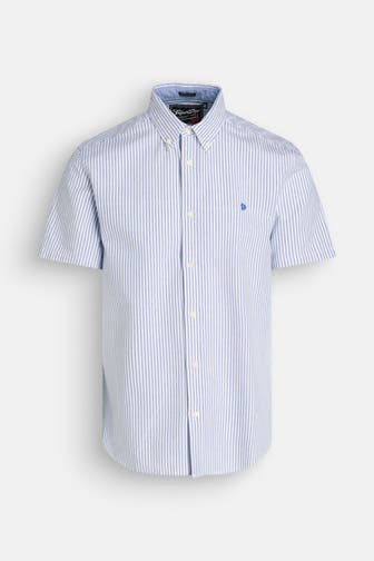 SUPERDRY Kurzarmhemd gestreift Regular Fit