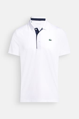 LACOSTE Funktions-Polo weiß