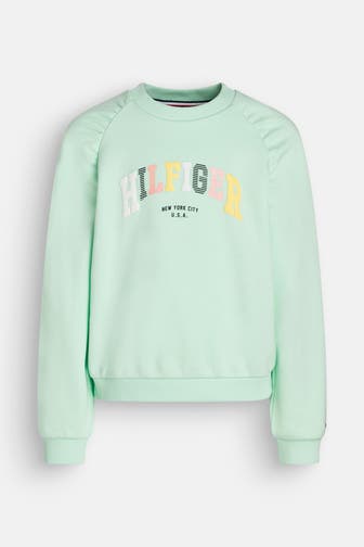 TOMMY HILFIGER Sweatshirt pastellgrün
