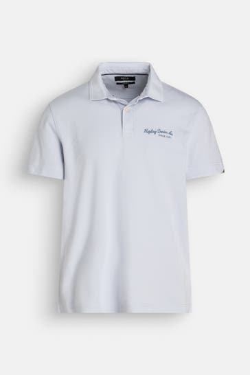 REPLAY Polo-Shirt hellblau
