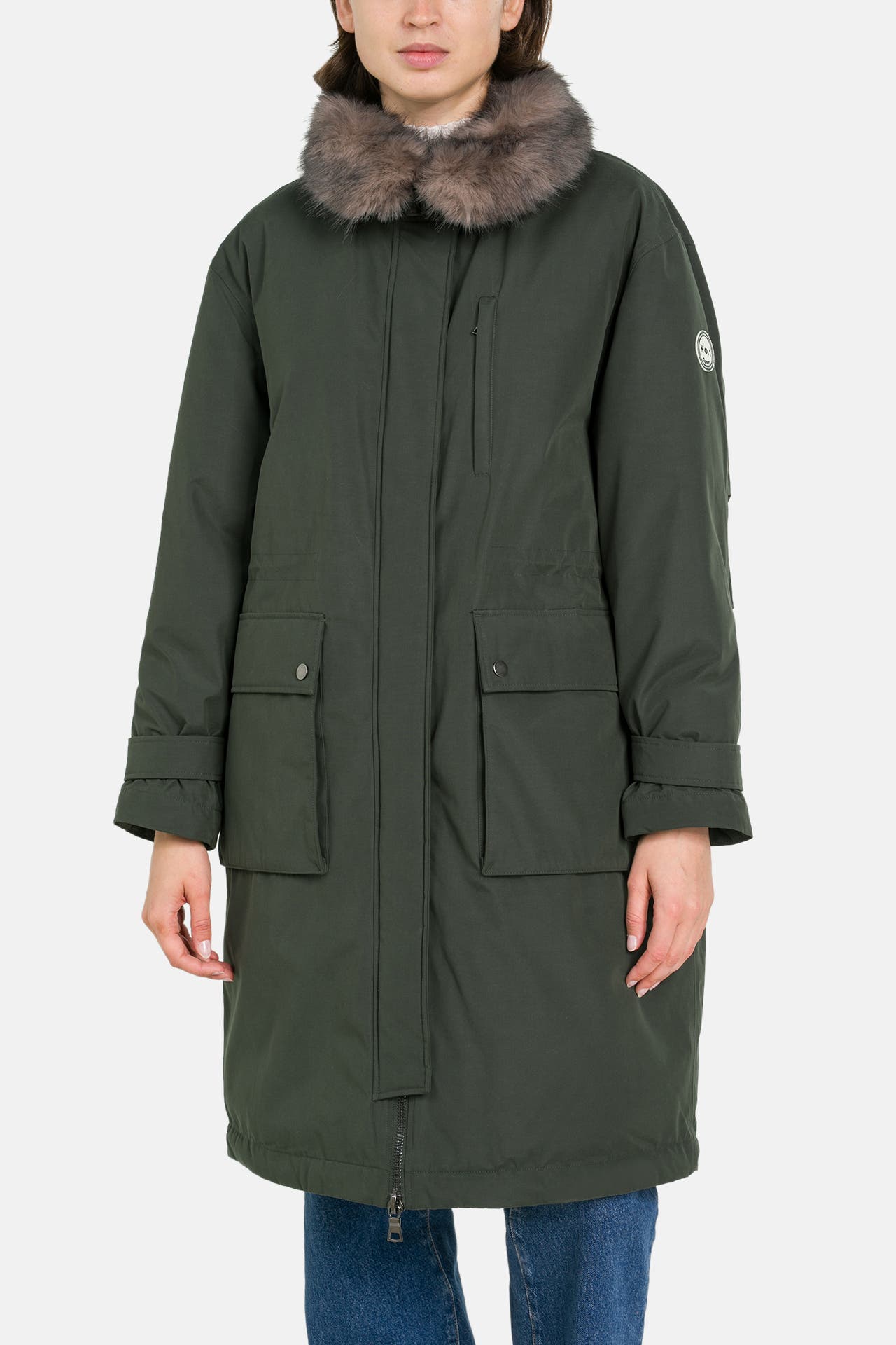 NO. 1 COMO Parka 'Mira' dunkelgrün, Bild 1