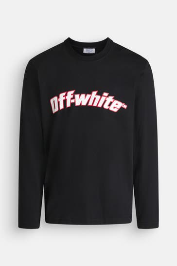 OFF-WHITE Langarmshirt schwarz