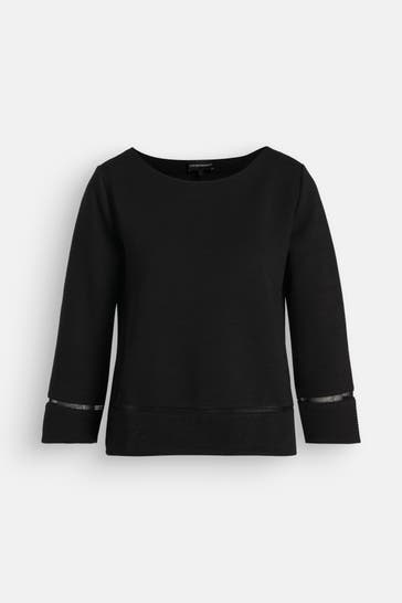 EMPORIO ARMANI Sweatshirt 'Maglia' schwarz