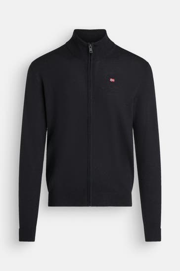 NAPAPIJRI Strickjacke schwarzblau