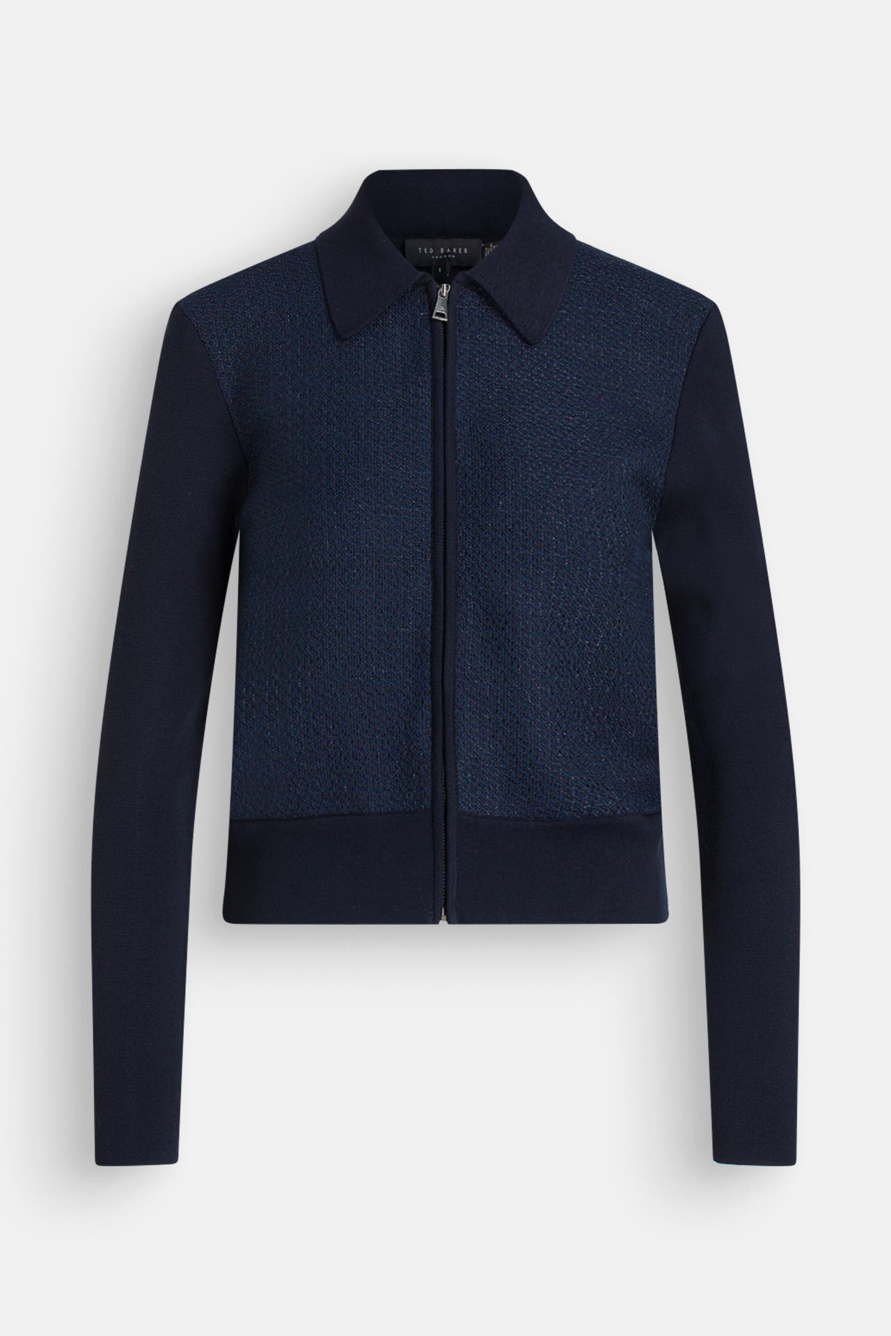 TED BAKER Strickjacke navy gemustert, Bild 1