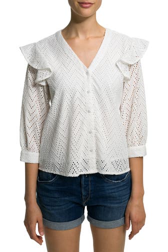 SELECTED Blusenshirt weiß