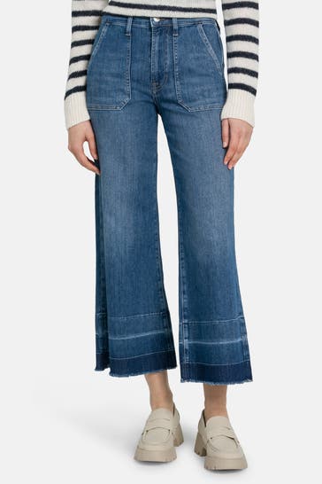 JOOP! Culotte-Jeans azurblau