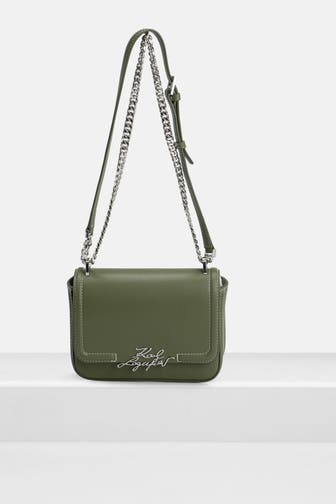 KARL BY KARL LAGERFELD Umhängetasche oliv