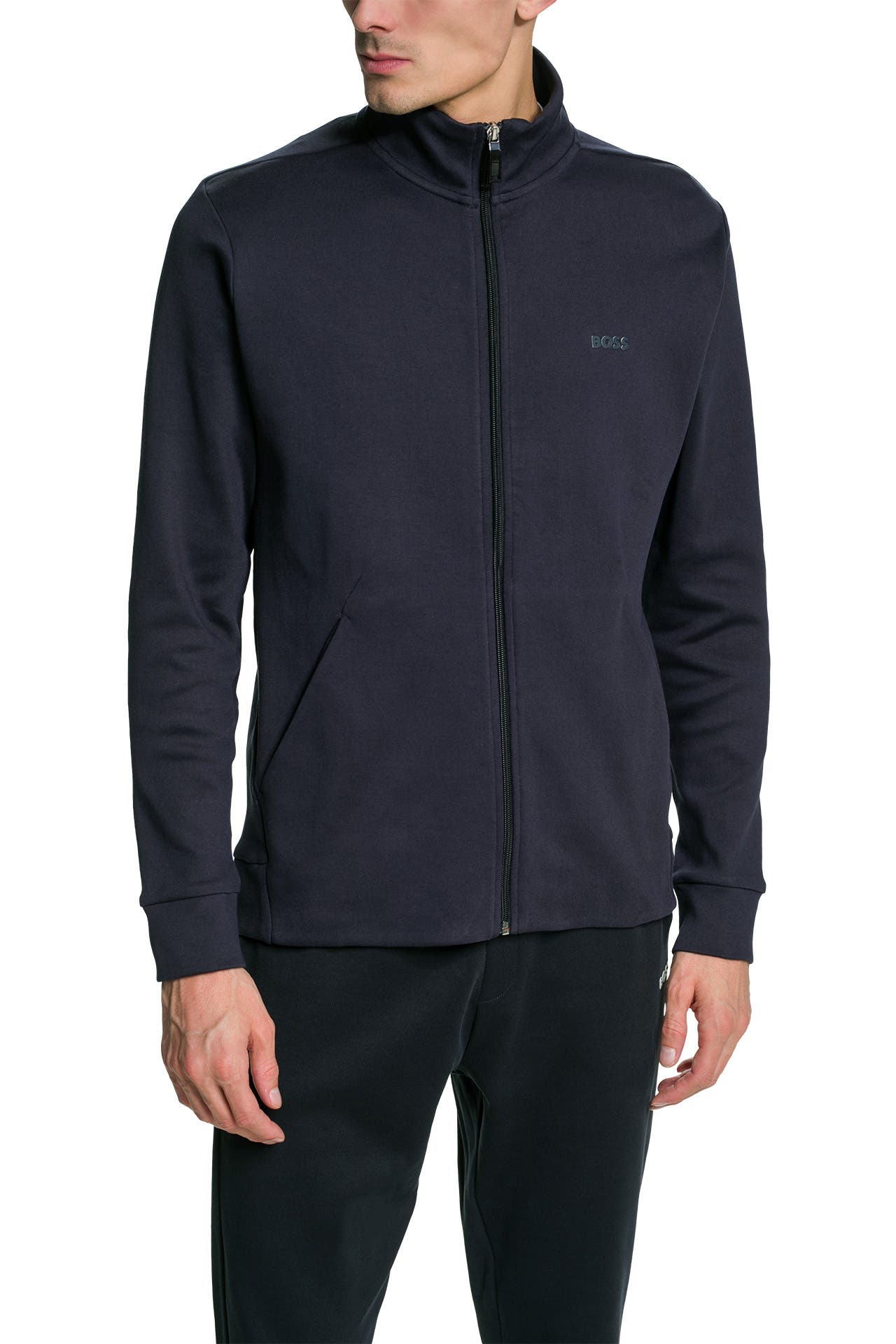 BOSS GREEN Sweatjacke 'Skaz' marine, Bild 1