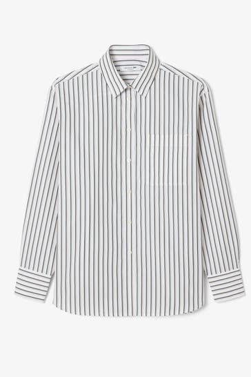 LACOSTE Casual-Bluse gestreift