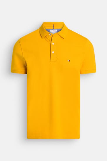 TOMMY HILFIGER Polo-Shirt sonnengelb