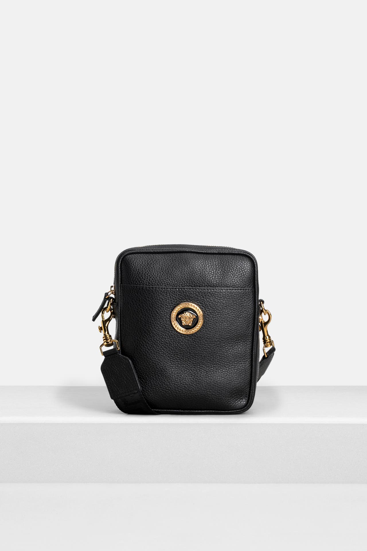 VERSACE Umhängetasche schwarz, Bild 1