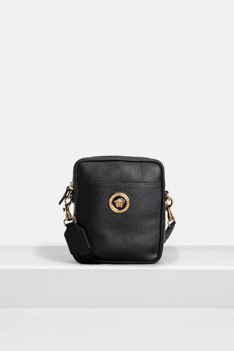 VERSACE Umhängetasche schwarz