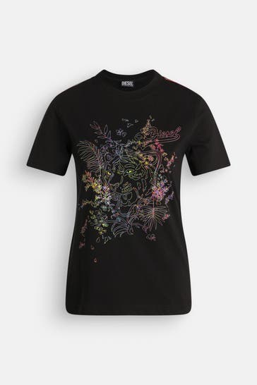 DIESEL T-Shirt schwarz