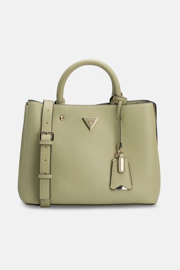 GUESS Handtasche 'Girlfriend' graugrün