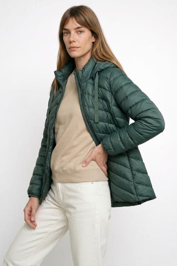 S.OLIVER Light-Steppjacke dunkelgrün
