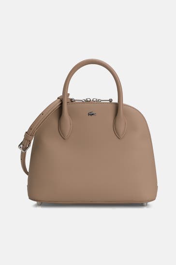 LACOSTE Handtasche 'Daily City' taupe