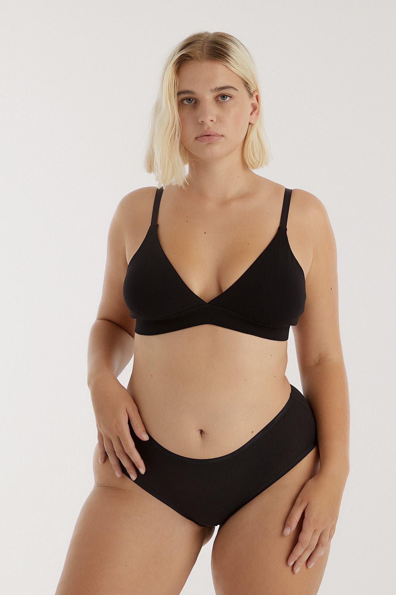 ORGANIC BASICS 5er-Pack Slips schwarz, Bild 1