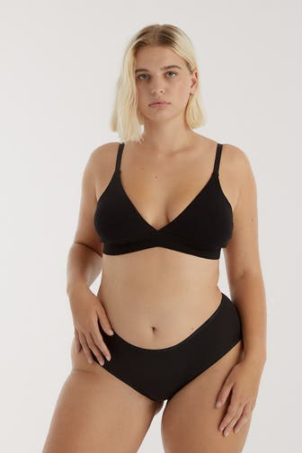 ORGANIC BASICS 5er-Pack Slips schwarz