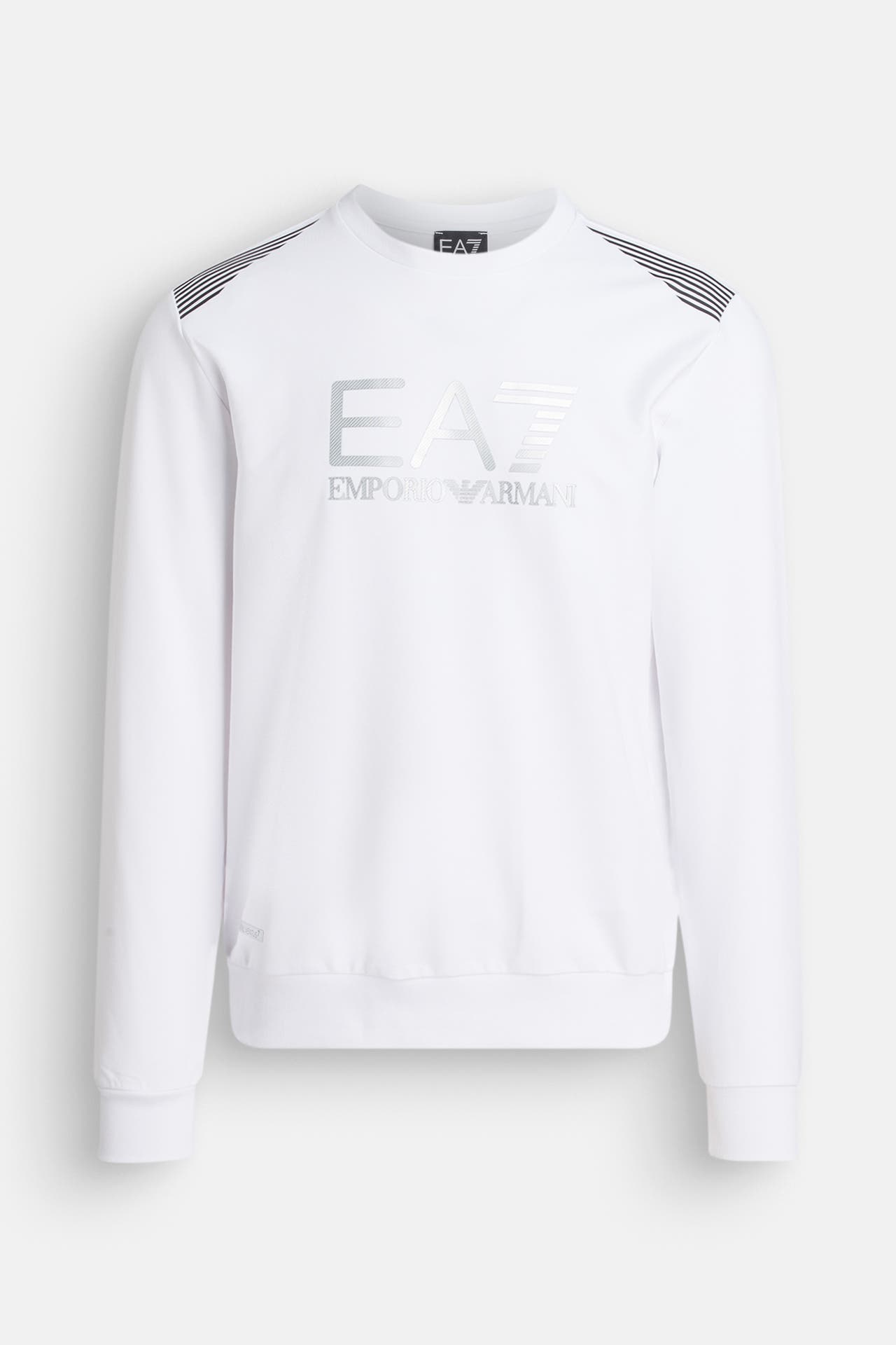 EA7 Sweatshirt 'Felpa' weiß, Bild 1