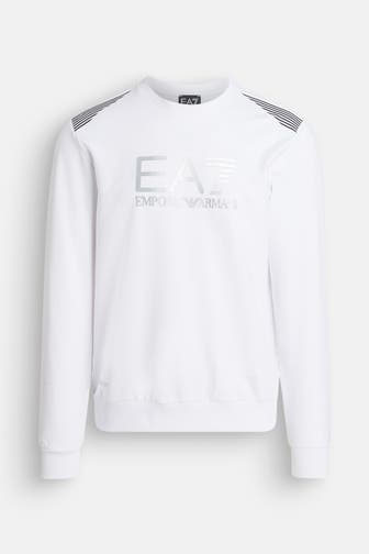 EA7 Sweatshirt 'Felpa' weiß