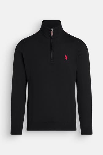 U.S. POLO ASSN. Strick-Troyer schwarz
