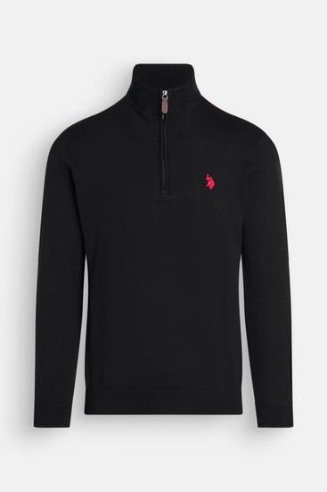U.S. POLO ASSN. - Strick-Troyer schwarz