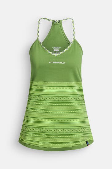 LA SPORTIVA Top 'Dance' grün gemustert