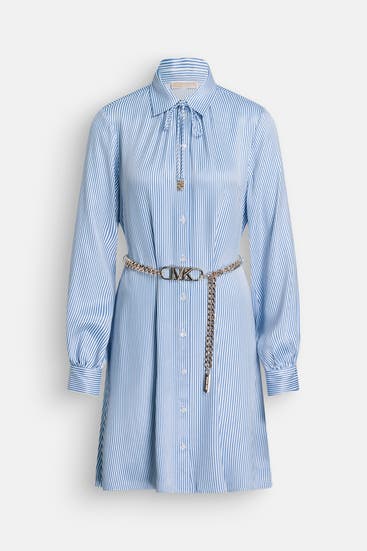 MICHAEL MICHAEL KORS - Blusenkleid gestreift