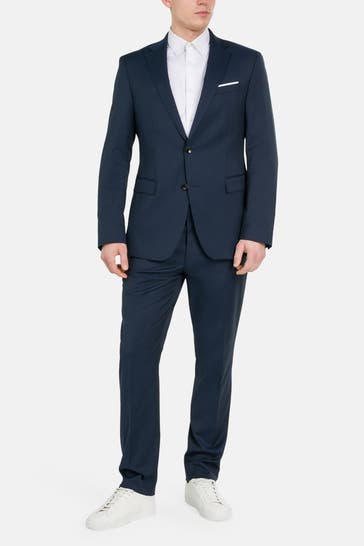 JOOP! Wollmix-Anzug 'Finch' nachtblau