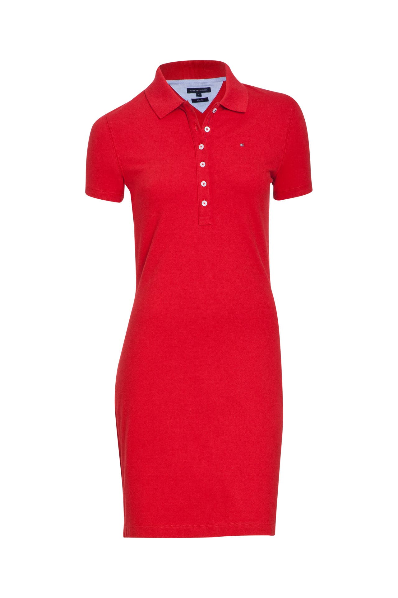 TOMMY HILFIGER Polo Kleid Chiara rot gunstig online kaufen Outletcity