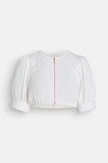 KRÜGER Dirndlbluse 'Suzuma' weiß