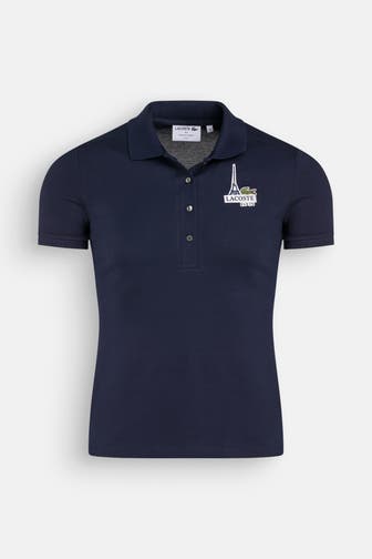 LACOSTE Polo-Shirt nachtblau