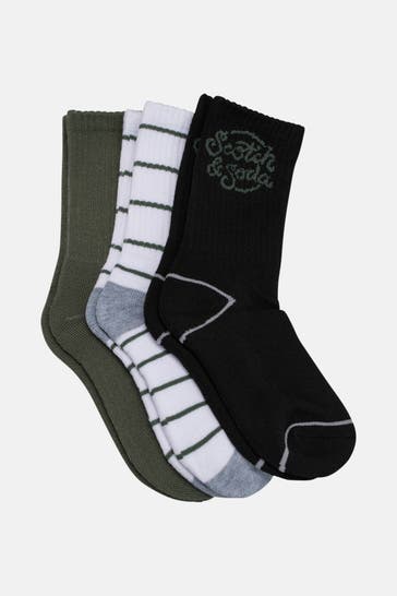 SCOTCH & SODA 3er-Pack Socken mehrfarbig