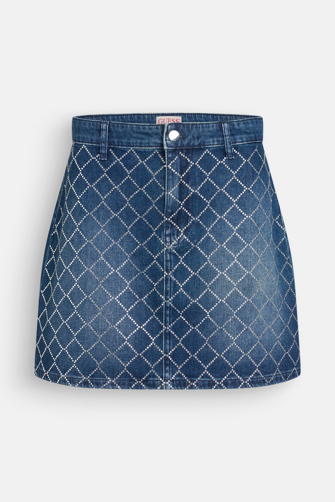 GUESS Jeansrock 'Carlie' blau gemustert, Bild 1