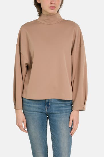DRYKORN Blusenshirt hellbraun