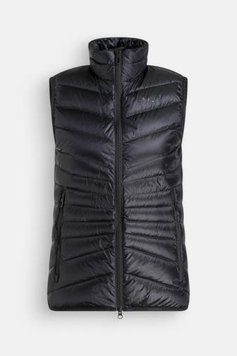 J.LINDEBERG SPORTSWEAR Daunenweste 'Lara' schwarz