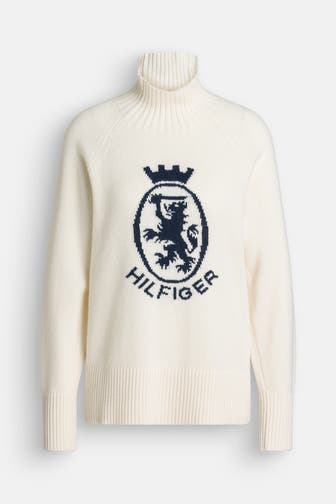 TOMMY HILFIGER Wollpullover ecru