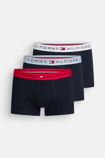 TOMMY HILFIGER 3er-Pack Boxer Trunks nachtblau