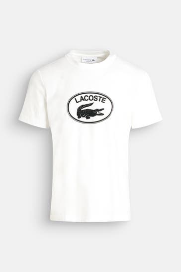 LACOSTE T-Shirt weiß