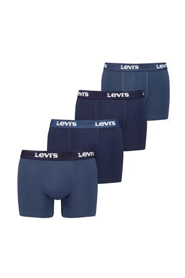 LEVI'S® 4er-Pack Boxer Trunks blau