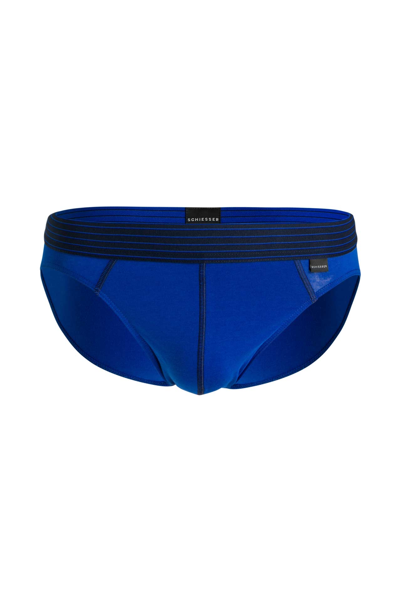 Schiesser Slip Uomo E Ragazzo In Cotone Ed Elastan, Blu Notte, Taglia 140 Cm, Morbido E Comodo